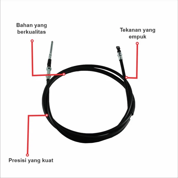 Kabel Rem Honda Supra Fuboru Indonesia ( Kabel Lainnya )